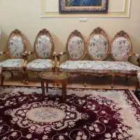 مبلمان 9 نفره استیل سلطنتی|مبلمان خانگی و میز عسلی|بروجرد, |دیوار