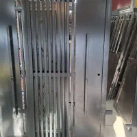 درب آهنی خطی مدرن مشکی|مصالح و تجهیزات ساختمان|مشهد, نوید|دیوار