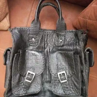 کیف چرم  طبیعی دست دوز