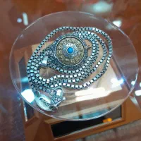 زنجیرپلاک نقره تایلندی کلکسیونی