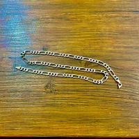 گردنبند زنجیر نقره فیگارو