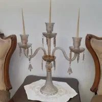 یک جفت شمعدان  باکارات سه شاخه|لوستر و چراغ آویز|تهران, شهر زیبا|دیوار