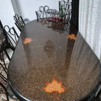 میز غذا خوری ۸نفره فلز چوب|میز و صندلی غذاخوری|رباط‌کریم, رباط‌کریم|دیوار