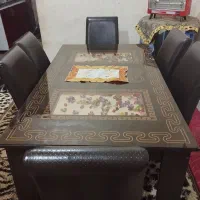 میز غذاخوری شیش نفره