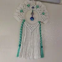 مکرومه چشم زخم|صنایع دستی و سایر لوازم تزئینی|شاهین‌شهر, خبرنگار|دیوار