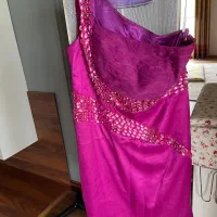 پیراهن مجلسی حریر استر دار کار شده