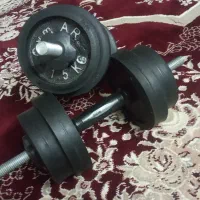 دمبل متغیر ۷ کیلویی مجموعا ۱۴ کیلو|تجهیزات ورزشی|پیشوا, |دیوار