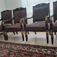 مبل ناهارخوری برلیان استیل آنتیک لوستر ایتالیا|مبلمان خانگی و میز عسلی|تهران, صادقیه|دیوار