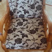 ست مبل ۸ نفره چوبی، تمیز و سالم|مبلمان خانگی و میز عسلی|فولادشهر, A4|دیوار