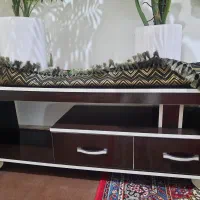 میز تلویزیون ام دی اف قهوه ای