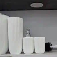 ست سطل زباله 6تکه بادبزنی همارا