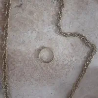 انگشتر بدل و زنجیر بدل(رنگ سابت)