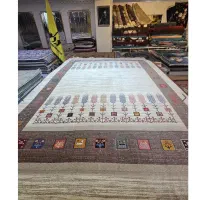 قالیچه ماشینی طرح گبه اذر دکور|فرش|اردستان, |دیوار