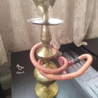 قلیان قدیمی تمام برنج اکیلویی هندی انتیک