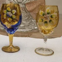 ۲ گیلاس چک طلاکوب