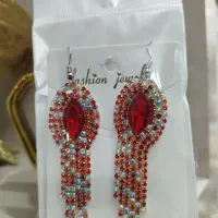 گوشواره مجلسی نگین دار