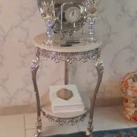 ۱عدد اینه شمعدان نقره