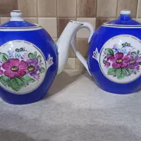 قوری گل آبی اصل روسی