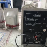 مانیتور Hansol + ساب وفور + بلند گو|قطعات و لوازم جانبی رایانه|شیراز, شهرک مخابرات|دیوار