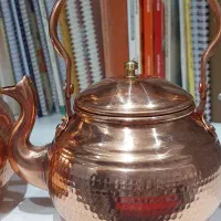 کتری و قوری مسی|قوری، کتری، قهوه‌ساز دستی|اهواز, زیتون کارمندی|دیوار