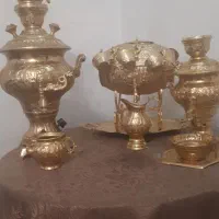 ست سماور  برقی آبکاری طلا قدیمی|صنایع دستی و سایر لوازم تزئینی|تهران, پونک|دیوار