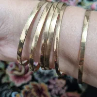 ۶ تا النگو آینه ای سایز ۲ بزرگ