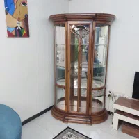 بوفه/ ویترین تمام شیشه ای