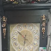 فروشی ساعت ایستاده واینه کنسول رنگ قهوه ای