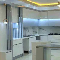 ساخت انواع کابینت آشپزخانه. کمد دیواری|جاکفشی، کمد، دراور|شهرکرد, |دیوار