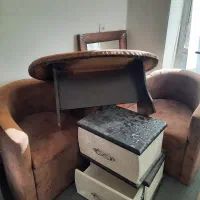 مبل، تخت دونفره، میز و صندلی و کاناپه، آینه کنسول|مبلمان خانگی و میز عسلی|اهر, |دیوار