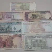 ۷ عدد اسکناس قدیمی|کلکسیون سکه، تمبر، اسکناس|اهر, |دیوار