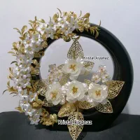 گل کریستال دست ساز|گل مصنوعی|هندیجان, |دیوار