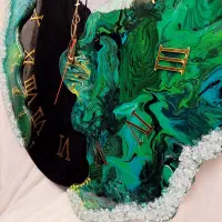 فروش ساعت رزین دیواری 50سانتی