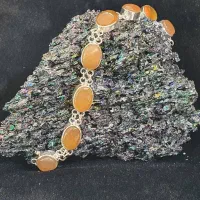 دستبند نقره ۹۵۰ با فیروزه اصل نیشابور عقیق یمنی|جواهرات|تهران, طرشت|دیوار
