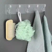 آویز پشت چسب دار منعطف ۶ تایی چسب بسیار قوی