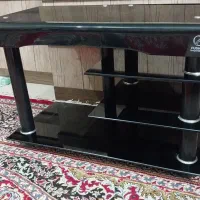 میز تلویزیون شیشه ای نو