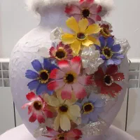 سبدگل پر گل|گل مصنوعی|سمنان, |دیوار