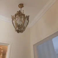 لوستر و دیوار کوب برنز اصل کار اصفهان بسیار سنگین|لوستر و چراغ آویز|زنجان, |دیوار