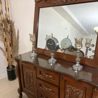 اینه کنسول چوبی|بوفه، ویترین، کنسول|کرج, کرج نو|دیوار