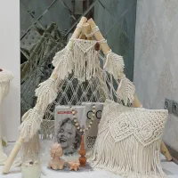 ست مکرومه به همراه اکسسوری