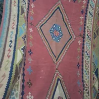 جاجیم وگلیم دست بافت خیلی خیلی قدیمی عتیقه|گلیم، جاجیم، گبه|رباط‌کریم, رباط‌کریم|دیوار