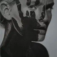 نقاشی چهره و پرتره، سیاهقلم ،هدیه خاص
