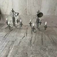 ۲ عدد لوستر  ۴ شعله