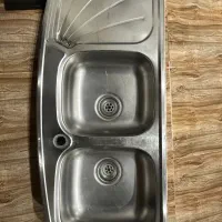 سینک دوقلو|لوازم سرویس بهداشتی|شاهین‌شهر, فدک|دیوار