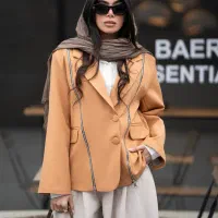 کت کرپ مازراتی کیفیت بالا چهار فصل داخل لایه