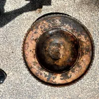 منقل مسی قدیمی کلکسیونی