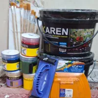 لوازم ساخت تابلو تکسچر دکوراتیو