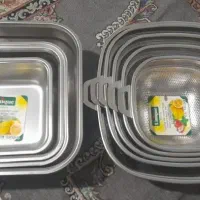 سبد لگن استیل یونیک/ابکش لگن استیل یونیک