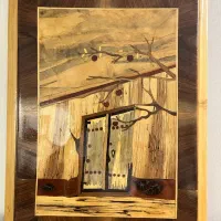 تابلو معرق چوب