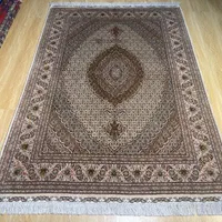 فرش ۳ متری تبریز طرح ماهی کمال الملک